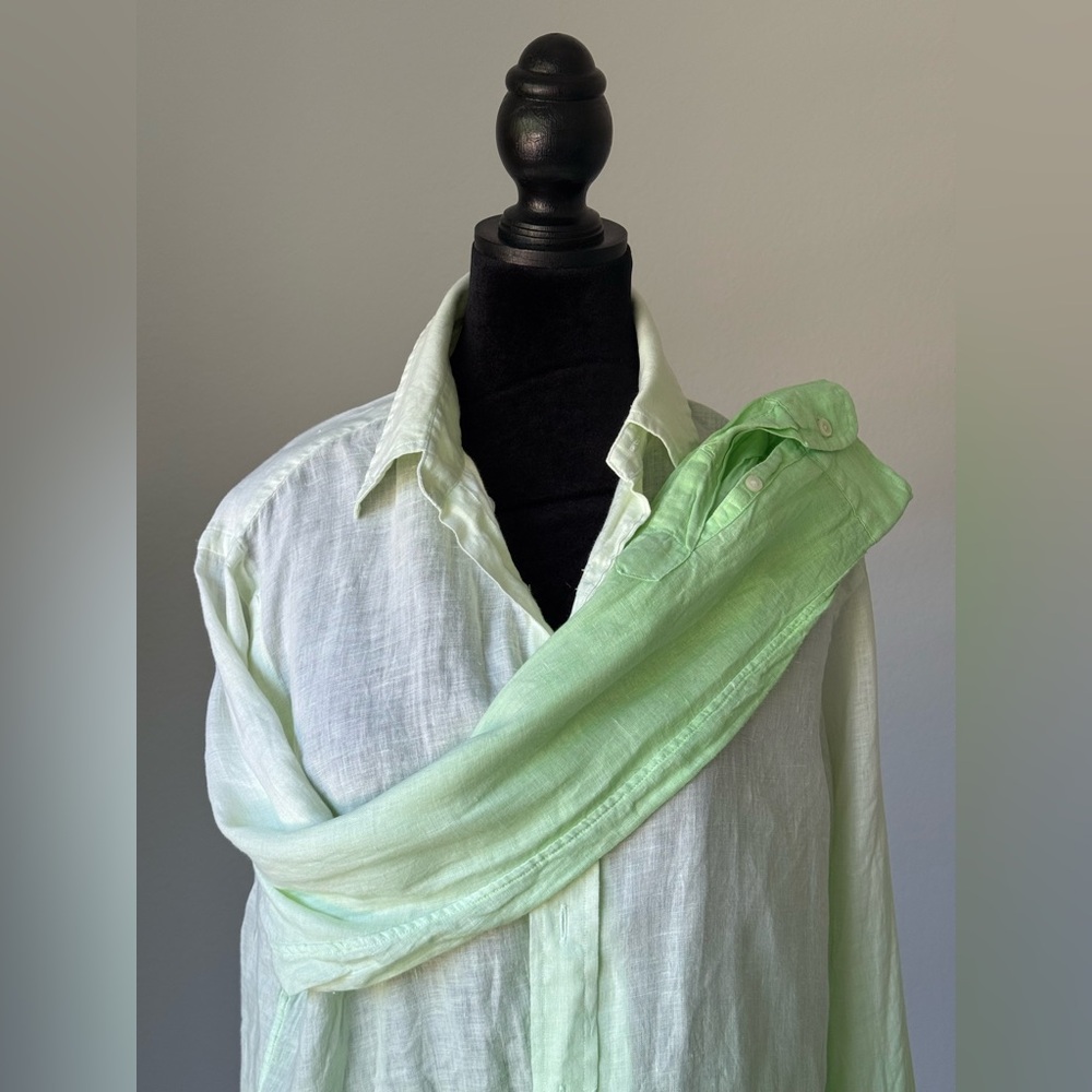 Ralph Lauren Mint Green Linen Shirt